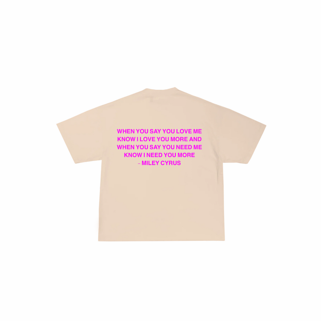 ADORE YOU HIGH WAIST T-SHIRT (MILEY CYRUS)