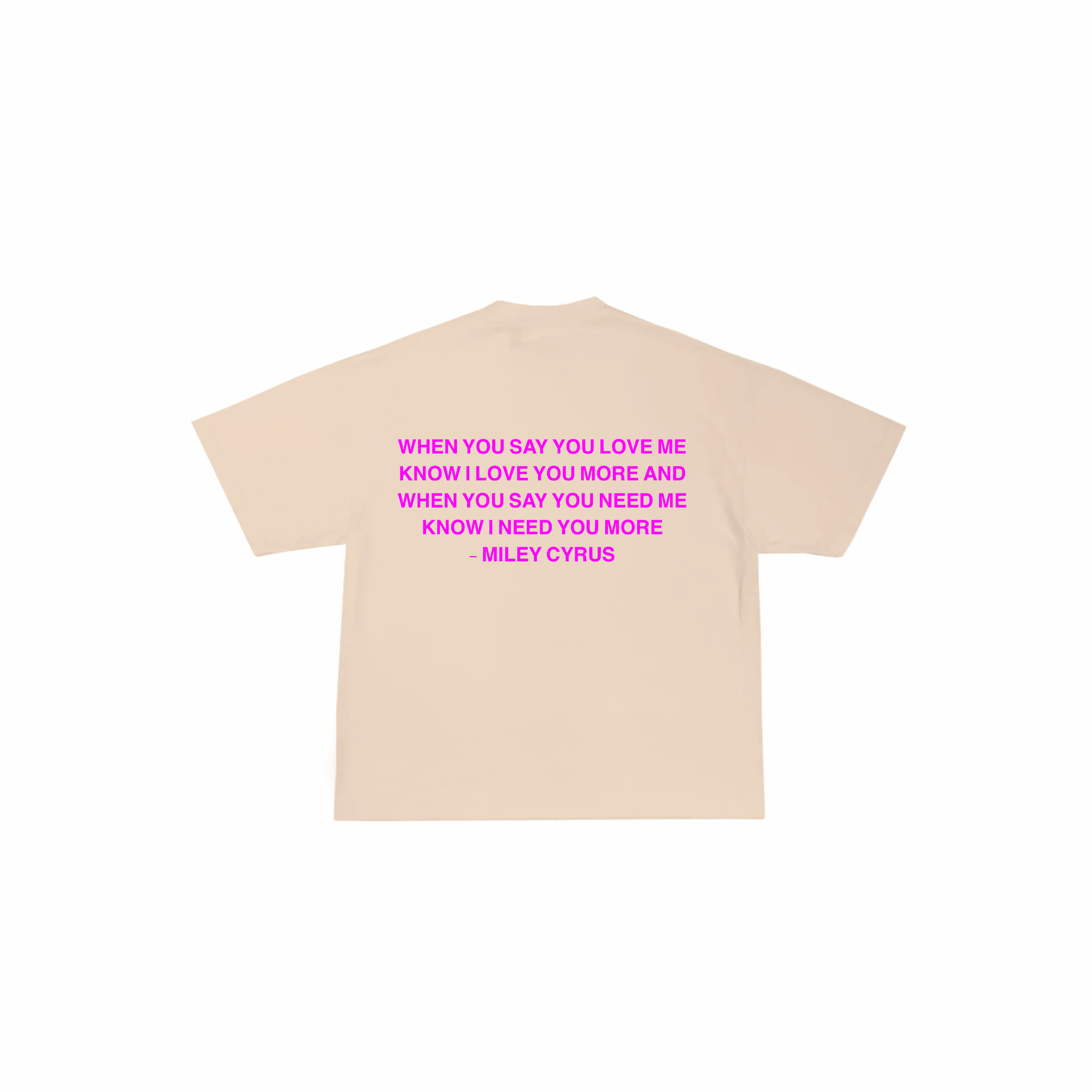 ADORE YOU HIGH WAIST T-SHIRT (MILEY CYRUS)